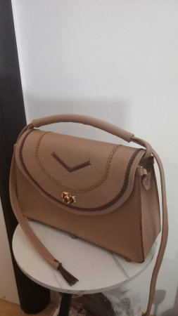Geanta Piele de Poveste Emira Bej [4]
