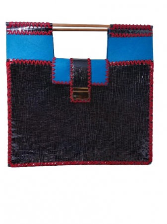 Geanta de Laptop Piele Blue Team [3]