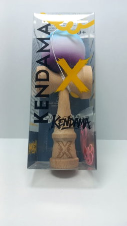 Kendama X Originala Profesionala Flippy 18 cm, Mov Alb Blue [1]
