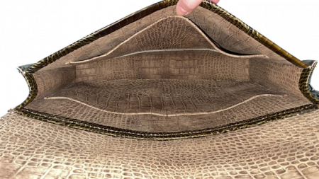 Plic de Dama Casual Emilia Croco Brown [7]