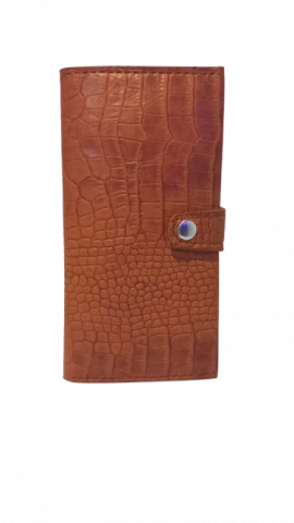 Portofel de Piele Lady Croco Coniac [6]