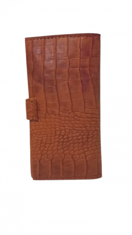 Portofel de Piele Lady Croco Coniac [5]