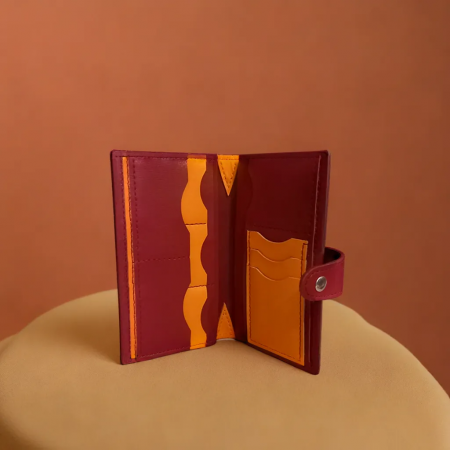 Portofel de Piele Lady Red-Orange [1]