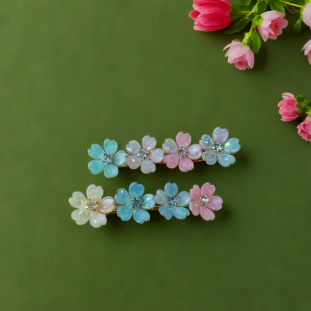 Set Aleyna Clame de Par Tip Floare [5]