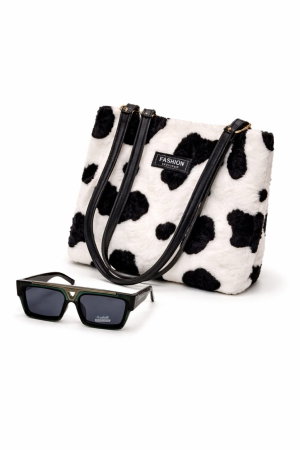 Set Animal Print Chic Cu Ochelari Aedoll