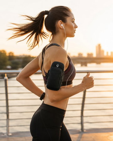 Set sport 2 in 1 – husa telefon tip banderola si prosop [1]