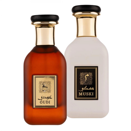Oferta Saptamanii - Pachet 2 parfumuri persistente: Oudi 100ml + Muski 100ml