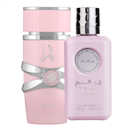 Oferta Saptamanii - Pachet 2 parfumuri femei 100ml: Yara + Dirham Wardi