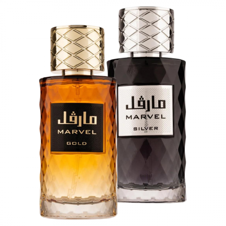 Oferta Saptamanii - Pachet 2 parfumuri: Marvel Gold 100ml + Marvel Silver 100ml