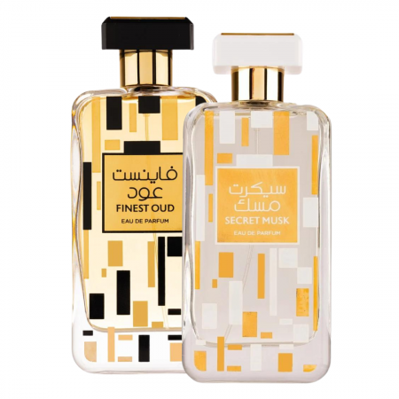 Oferta Saptamanii - Pachet 2 parfumuri El si Ea: Secret Musk 100ml + Finest Oud 100ml