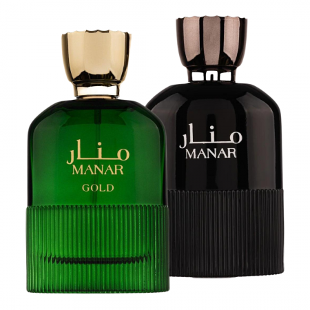 Oferta Saptamanii - Pachet 2 parfumuri barbati: Manar 90ml + Manar Gold 90ml
