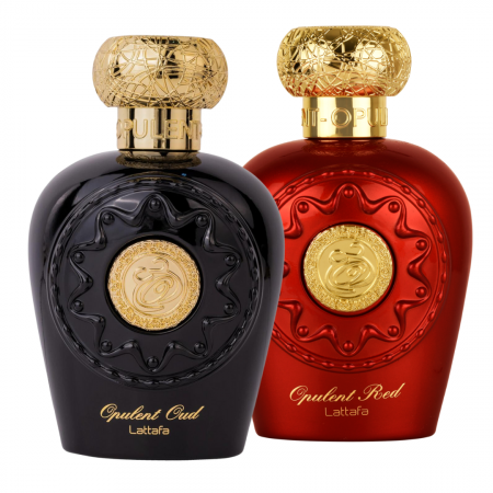 BLACK FRIDAY 2025 - Pachet 2 parfumuri Lattafa 100ml: Opulent Oud + Opulent Red