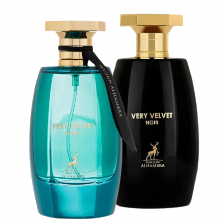 BLACK FRIDAY - Pachet 2 parfumuri dama: Very Velvet Aqua 100ml + Very Velvet Noir 100ml