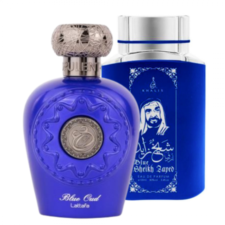 Seturi si Pachete - Pachet 2 parfumuri: Opulent Blue Oud 100ml + Sheikh Zayed Blue 100ml