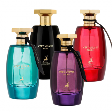 BLACK FRIDAY - Pachet 4 parfumuri pentru femei Maison Alhambra Very Velvet