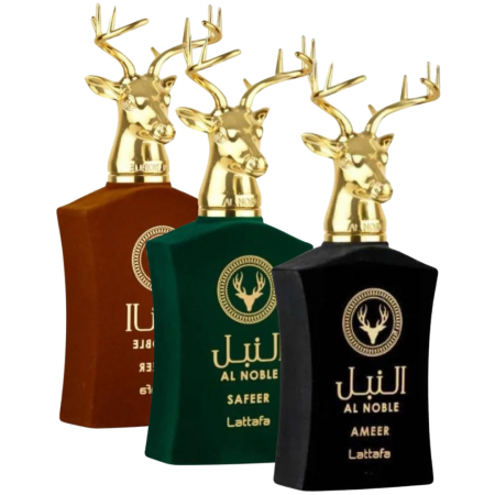 Oferta Saptamanii - Pachet 3 parfumuri Lattafa Al Noble: Wazeer 100ml + Safeer 100ml + Ameer 100ml