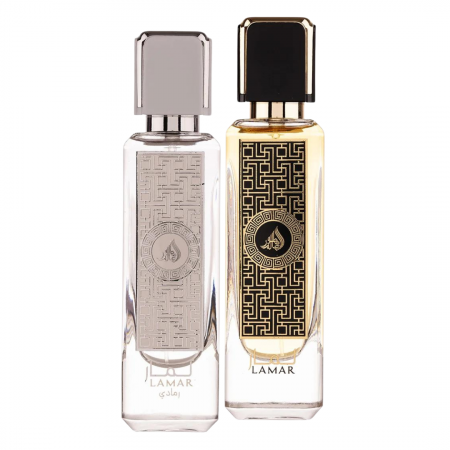 Oferta Saptamanii - Pachet 2 parfumuri El si Ea: Lamar Gold 80ml + Lamar Silver 80ml