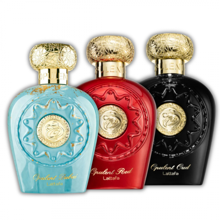 Pachete UNISEX - Pachet 3 parfumuri Opulent: Dubai 100ml + Red 100ml + Oud 100ml