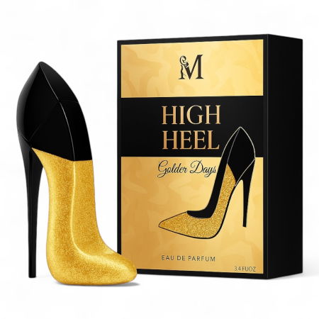 Oferta Saptamanii - High Heel Golden Days 90ml - Apa de Parfum, dama| Inspirat din Good Girl Glorious Gold