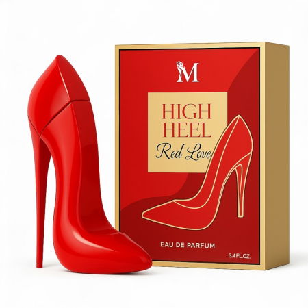 Oferta Saptamanii - High Heel Red Love 90ml - Apa de Parfum, dama| Inspirat din Very Good Girl Carolina Herrera