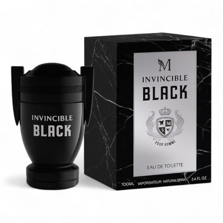 Oferta Saptamanii - Invincible Black 100ml - Apa de Parfum, barbati| Inspirat din Invictus Onyx Paco Rabanne