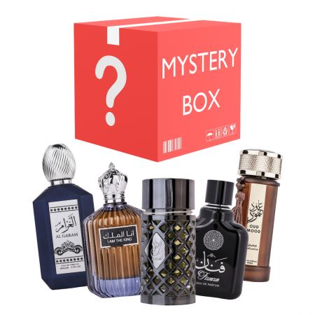 BLACK FRIDAY 2025 - Mystery Box - Barbati - Oferta 5 Parfumuri