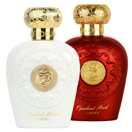 Parfumuri Femei - Pachet 2 parfumuri Lattafa 100ml: Opulent Musk + Opulent Red
