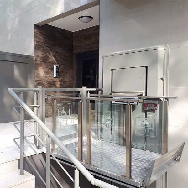 Lift pentru persoane cu dizabilități, h 300cm, cu 2 uși, cu mecanism de antrenare laterală prin surub melcat | MK-TRS-901-SCR-300-2D [2]