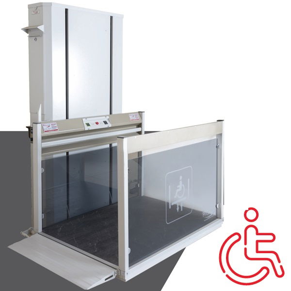 Lift hidraulic pentru persoane cu dizabilități, h 150cm, cu 1 rampă si 1 ușă, compatibil scaun cu rotile | MK-TRS-901-HYD-150-1R1D, cu mecanism de antrenare laterală [4]