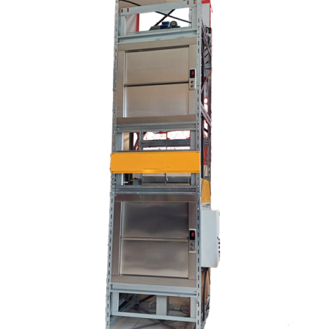 2 statii, 300cm, Lift / ascensor alimente bucatarie tip Montcharge, pentru restaurante, spitale, cantine | YMK80-2 [3]