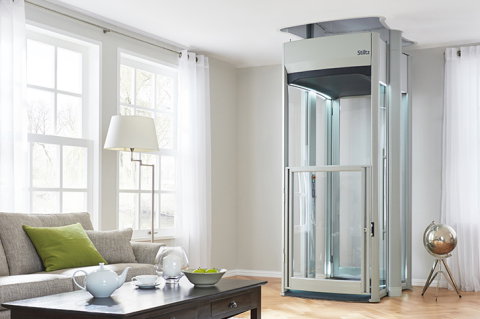 Lifturi rezidentiale Stiltz - Stiltz Trio+ Homelift - Lift rezidential pentru persoane in scaun rulant, pentru 2 nivele