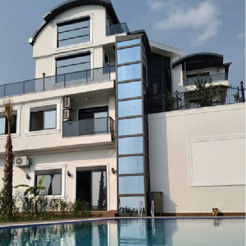 Lift tip ascensor P+2 / 3 opriri, interior / exterior, pentru persoane cu dizabilitati | TRS-901-D-SCR-600, actionare cu surub melcat [2]