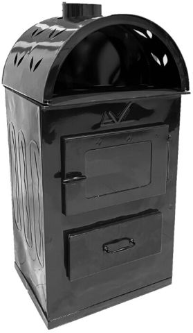 Sobe - Semineu Emailat cu Arcada - Culoare semineu Negru Putere semineu 7 KW