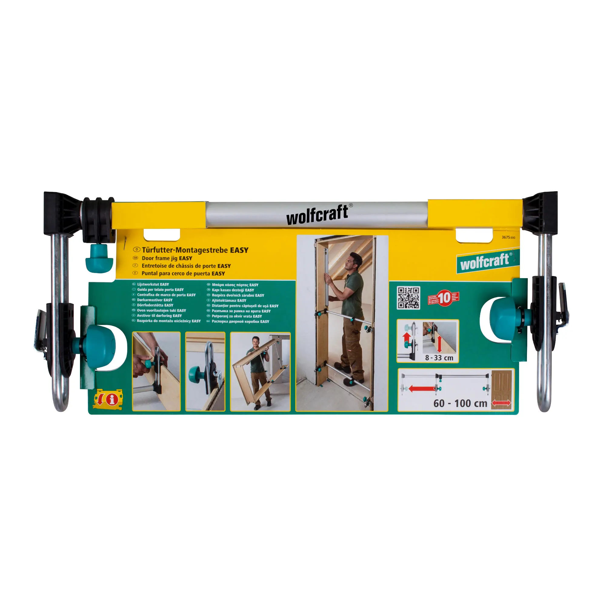 Distantier pentru captuseala / toc montaj usa de interior - Wolfcraft Easy - 3675000 [2]