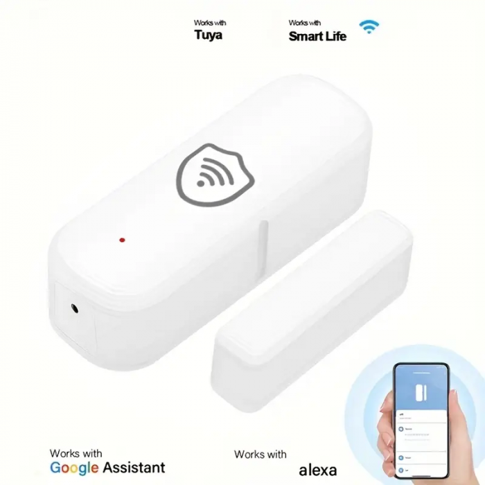 Senzor usa / fereastra SMART Wi-fi cu notificare in timp real pe telefonul mobil [2]