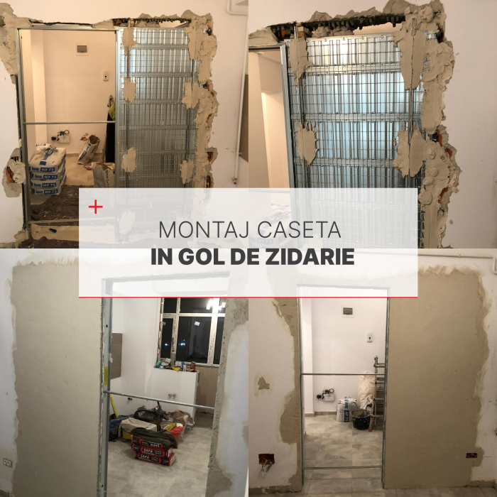 Kit glisare / culisare in perete - Caseta incastrata in perete gips-carton [5]