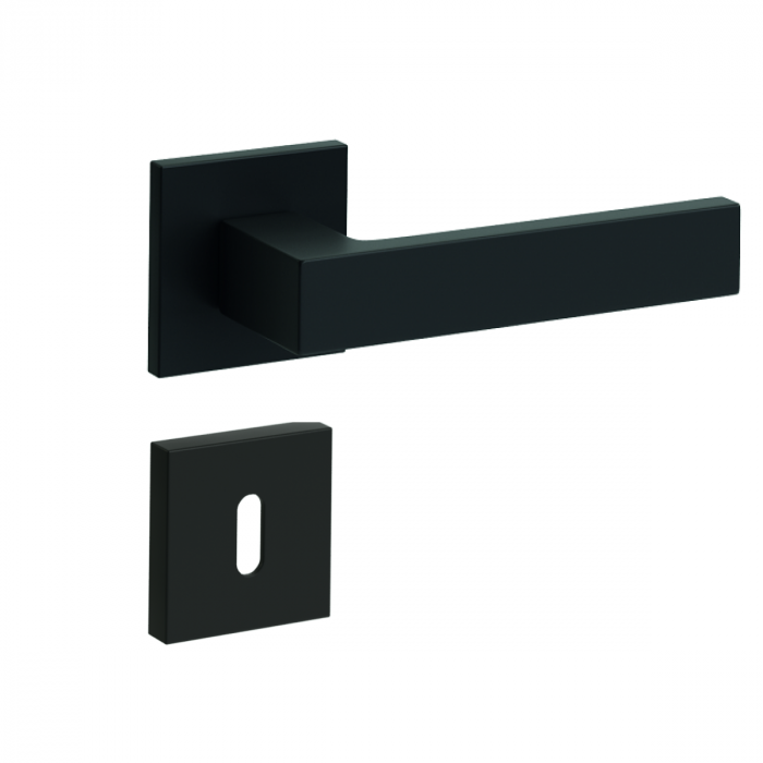 Maner usa de interior - Elegant - Argintiu, Alb, Negru [1]