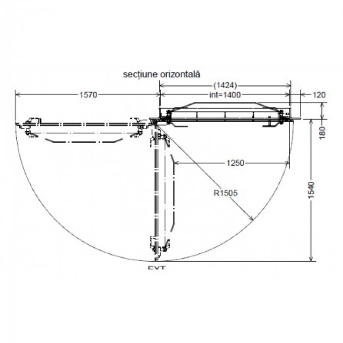 Panou Metalic buncar ALA PME2 Otel 1 Canat - 8mm [2]