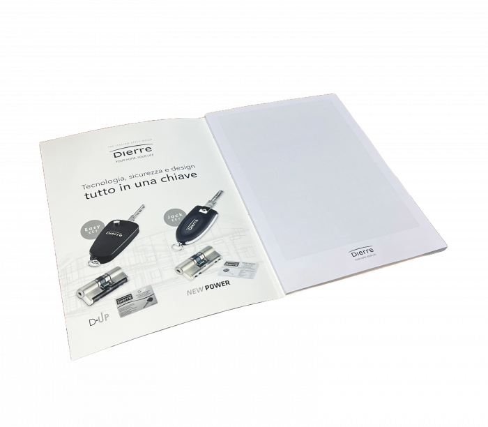 Caiet A4 agenda tip post it - Personalizat Dierre [2]