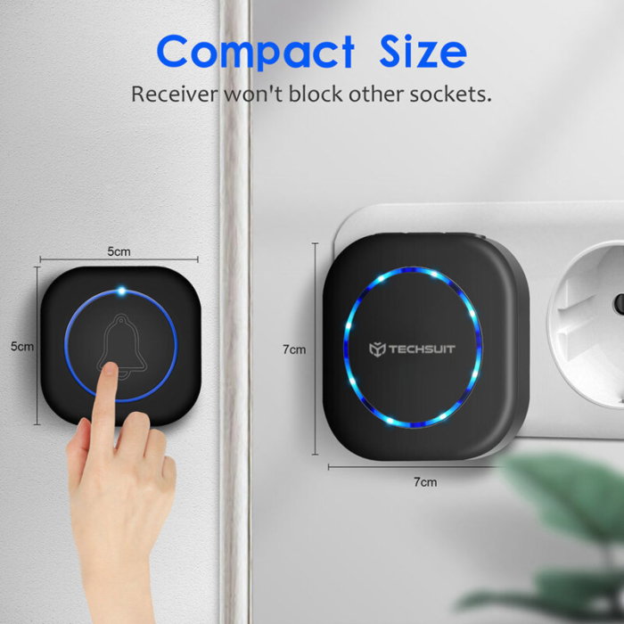 Sonerie usa Wireless - Smart - Doorbell - Acoperire 150m [4]