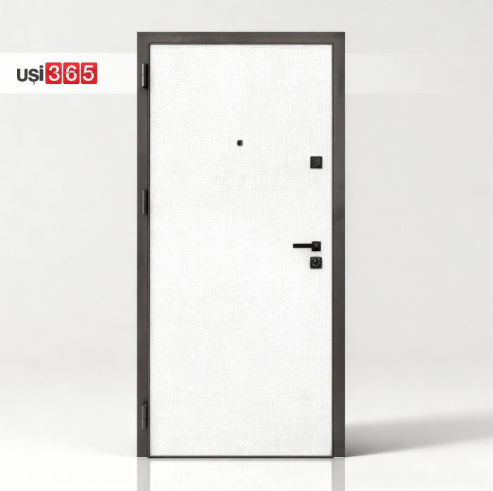 Usa antiefractie RC3 intrare apartament FORTUNA365 ��� Bicolora Alb Interior / Pin Negru Exterior [4]