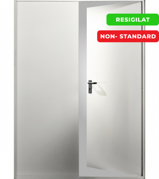 Usa Antifoc EI60/120 - 2 Canaturi - Montaj la exterior - Resigilat [1]
