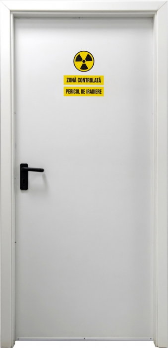 Usa metalica antiradiatii placata cu PLUMB si HDF - Alb [7]