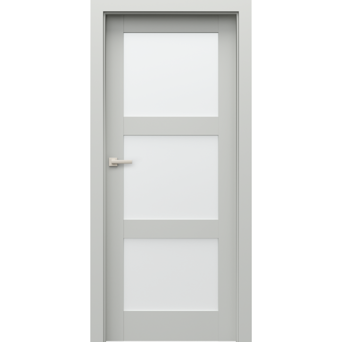Usa cu toc reglabil PORTA GRANDE - Model B3 cu sticla mata [1]