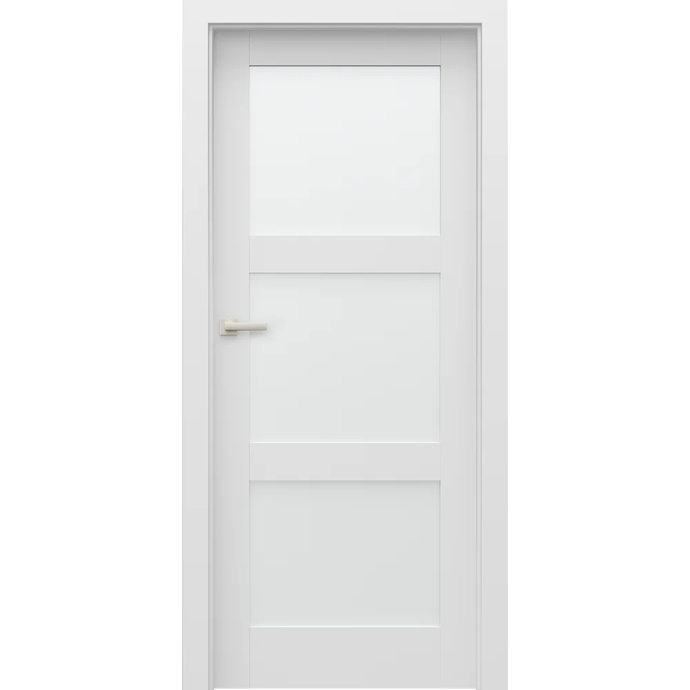 Usa cu toc reglabil PORTA GRANDE - Model B3 cu sticla mata [1]
