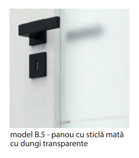 Usa cu toc reglabil PORTA VERTE HOME B5 - ST/DR [6]