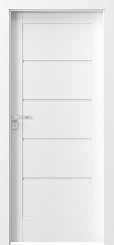 Usa de interior PORTA VERTE HOME G0 cu toc reglabil Alb MDF/PAL - Standard Ceh [6]