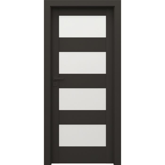 Usa cu toc reglabil PORTA VERTE HOME BLACK - Model L4 [1]