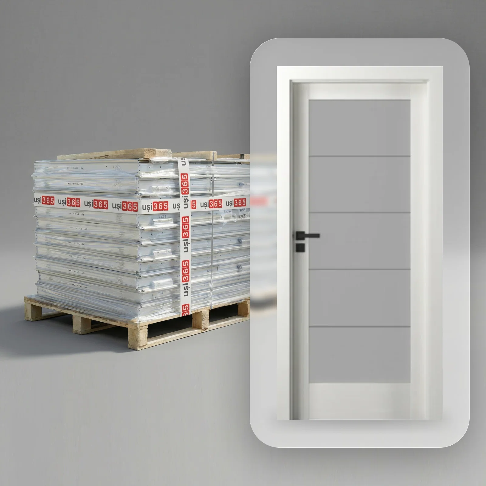 Pachet 10 x Usa cu toc reglabil PORTA VERTE HOME B5 - ST/DR [1]