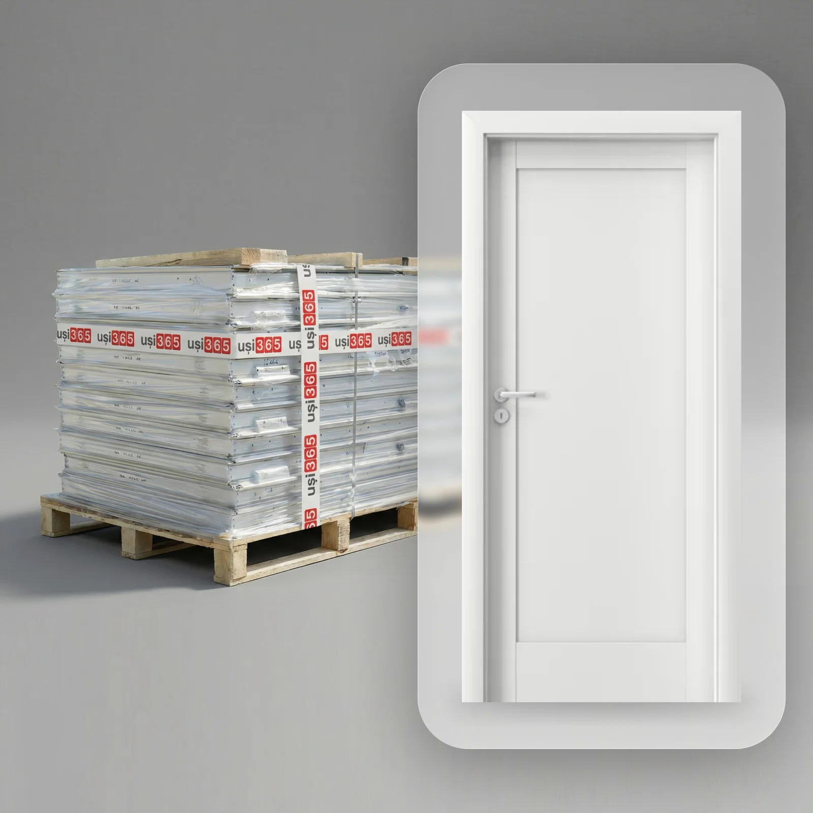 Pachet 25 x Usa cu toc reglabil PORTA VERTE HOME E0 - ST/DR [1]